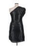 MNG Metallic Black Cocktail Dress Size XL - photo 2