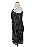 MNG Metallic Black Cocktail Dress Size XL - photo 5