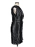 MNG Metallic Black Cocktail Dress Size XL - photo 4