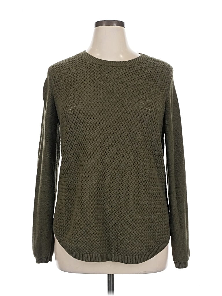 Pre-owned Lety & Me Pullover Sweater In Green