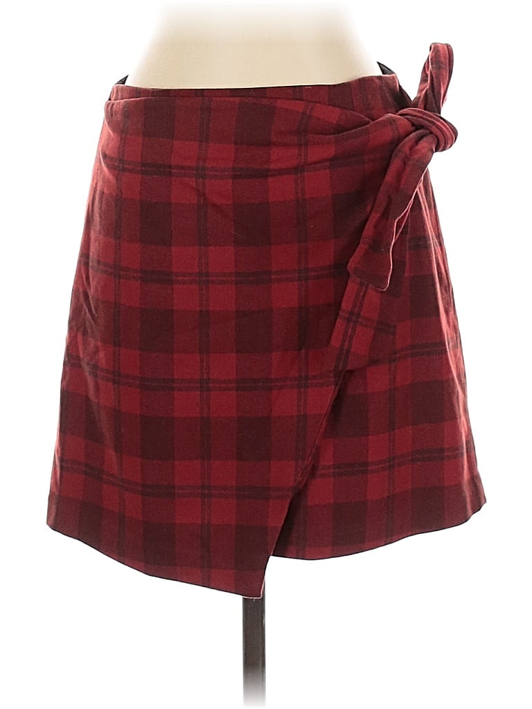 Pre-owned Wilfred Wool Skirt In Red