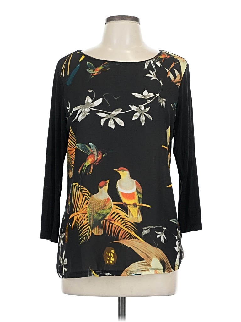 Pre-owned Jeans By Buffalo 3/4 Sleeve Blouse In Black