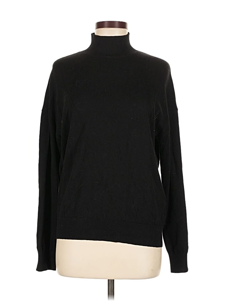 Pre-owned Sanctuary Turtleneck Sweater In Black