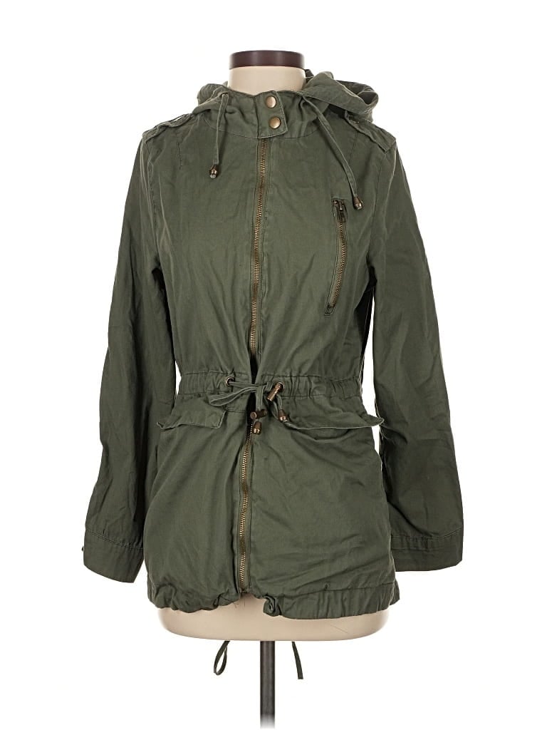 Pre-owned Fashion Nova Jacket In Green