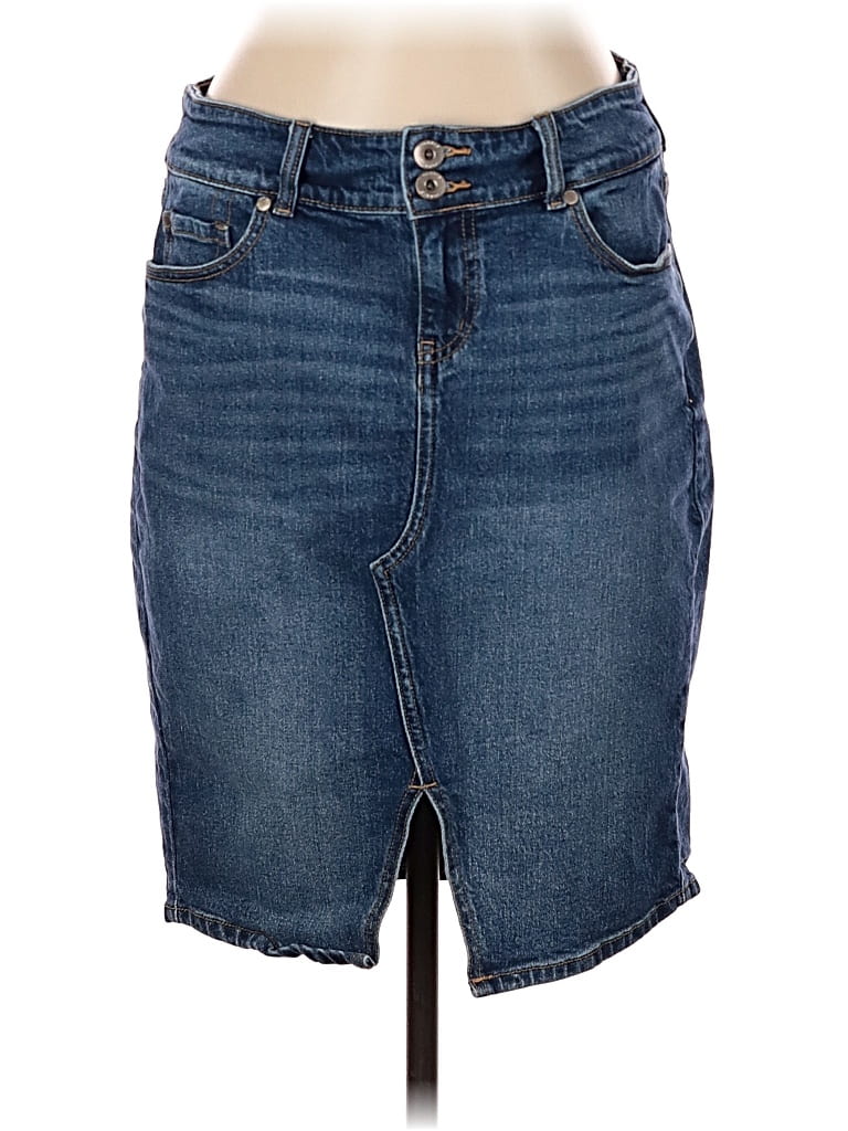 Pre-owned Torrid Denim Skirt In Blue