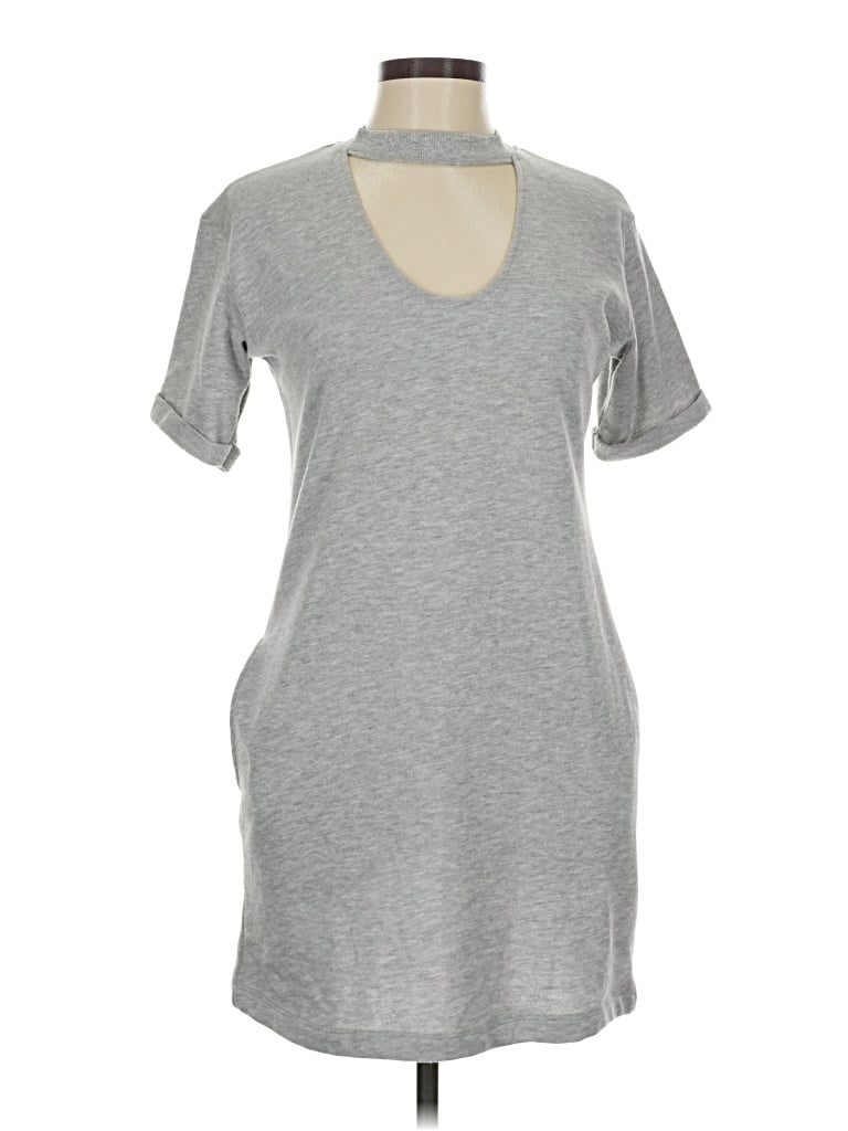 Pre-owned Almost Famous Casual Dress In Gray
