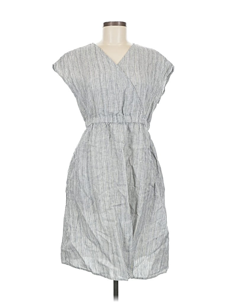 Pre-owned Lintico Casual Dress In Gray