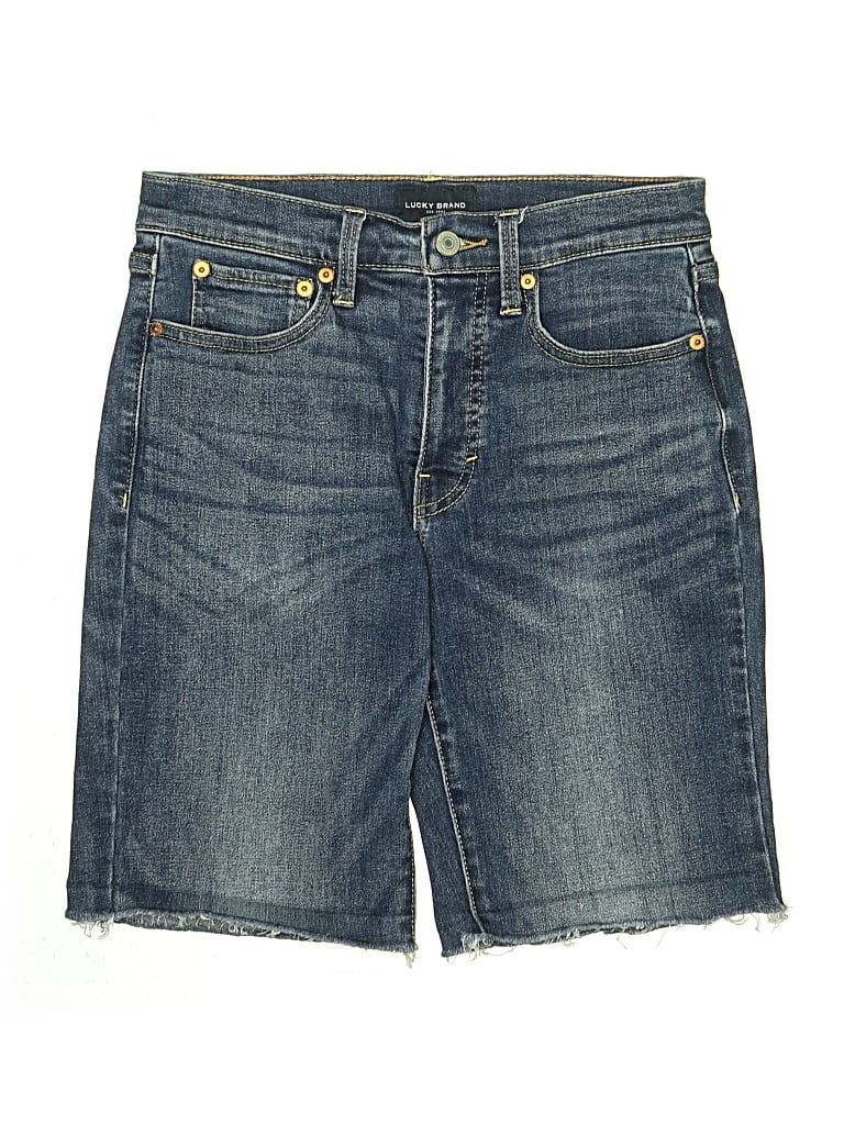 Pre-owned Lucky Brand Denim Shorts In Blue