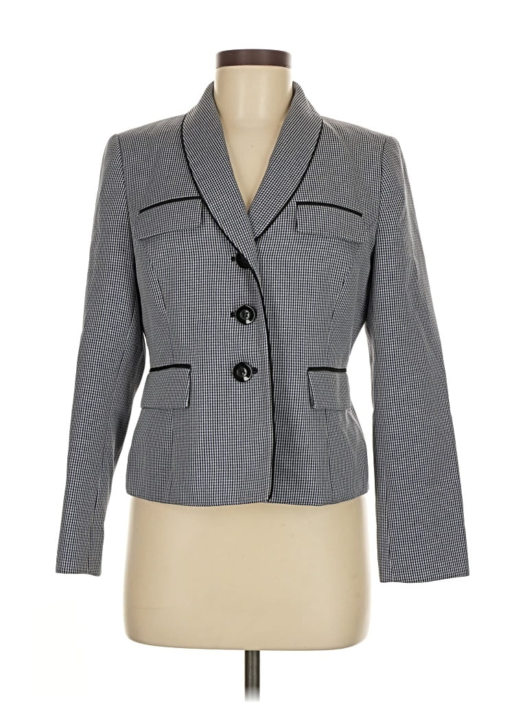 Pre-owned Kasper Blazer Jacket In Gray