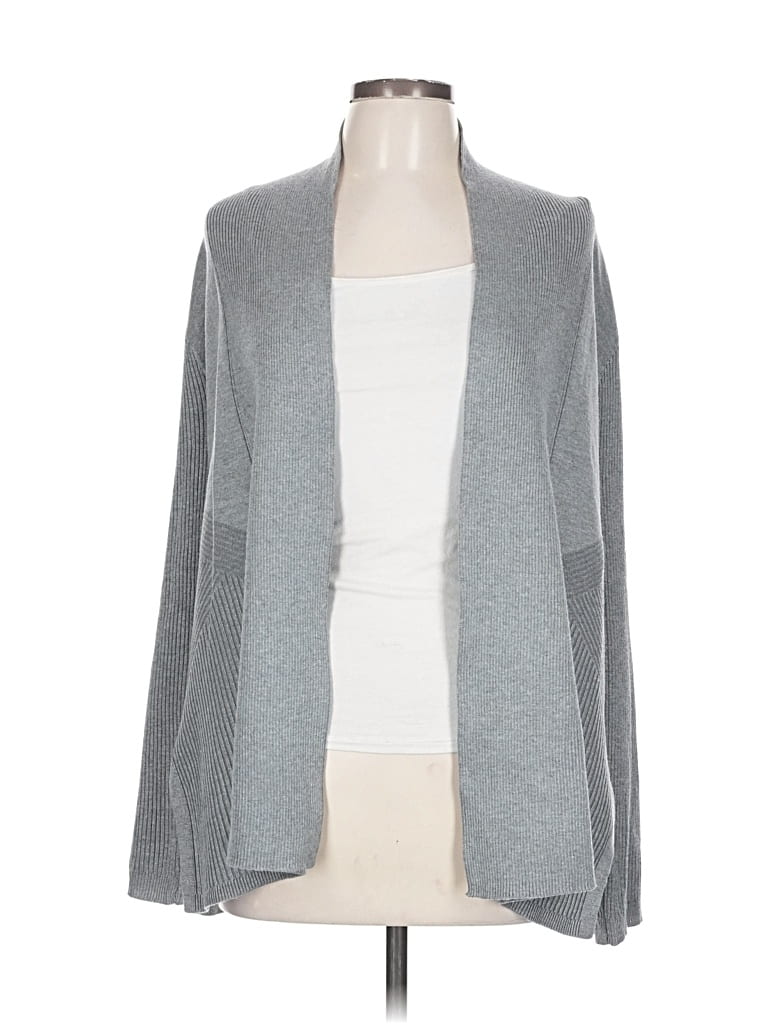 Pre-owned By Design Cardigan Sweater In Gray