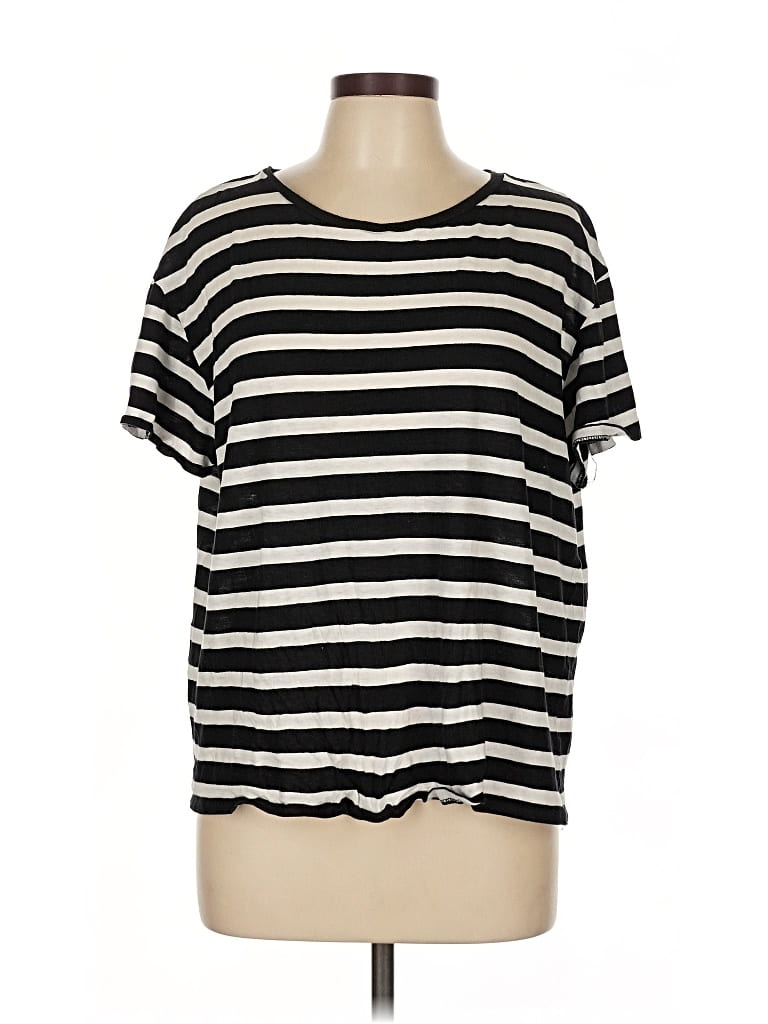 Pre-owned Olivaceous Short Sleeve T-shirt In Black