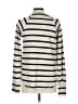 Chaser Stripes Ivory Black Cardigan Size L - photo 2