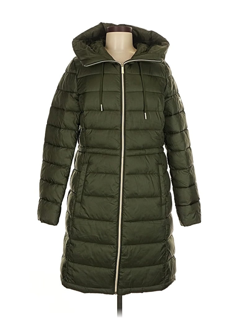 Pre-owned Michael Michael Kors Coat In Green