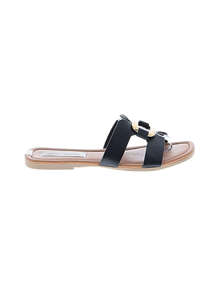 Pre-owned Steve Madden Sandals In Black