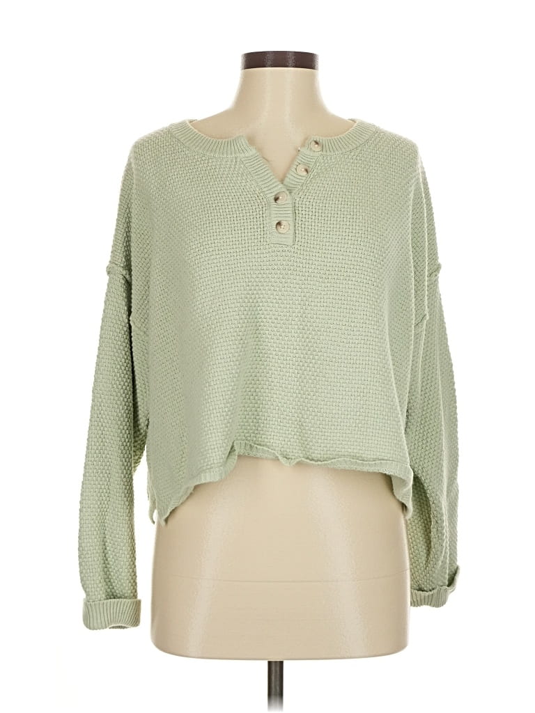 Pre-owned Sincerely Jules Pullover Sweater In Green