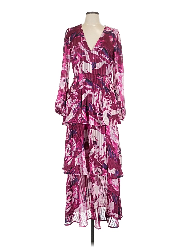 Pre-owned Rachel Rachel Roy Cocktail Dress In Purple