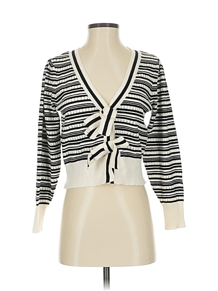 Click to view more detailed imagery on our partner's website Pre-owned Fortune + Ivy Cardigan Sweater In White