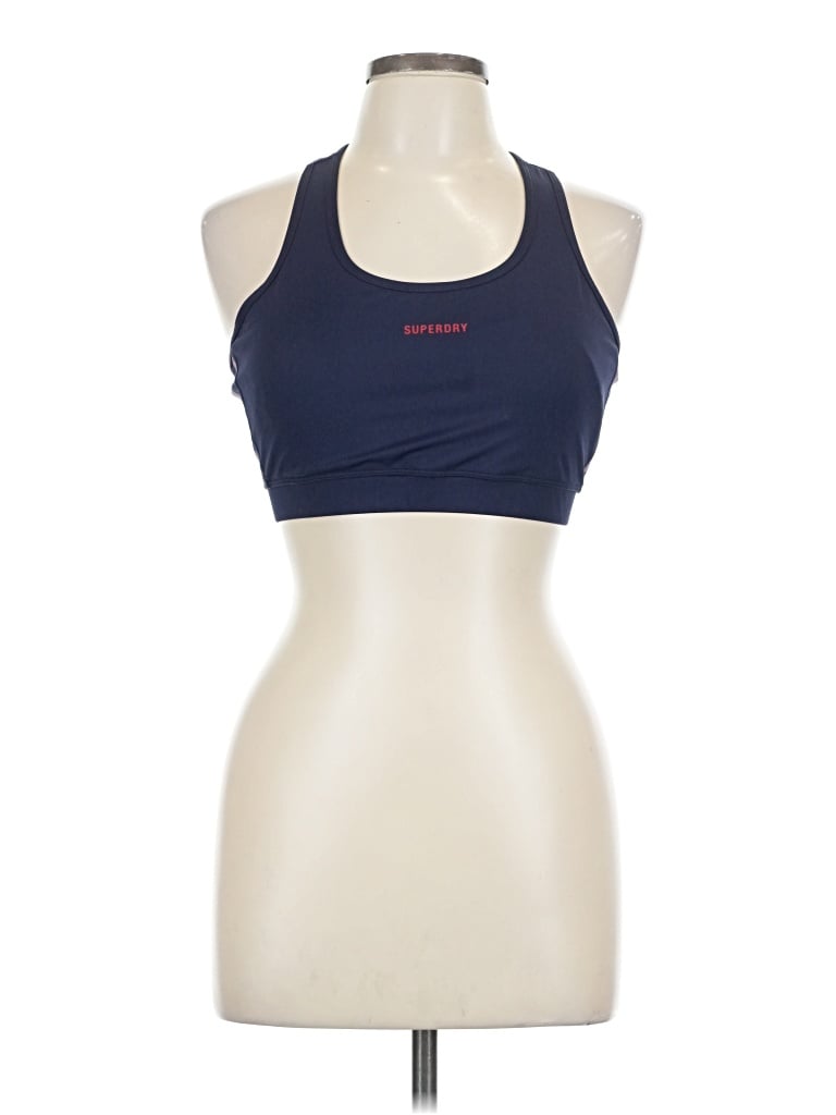 Pre-owned Superdry Sports Bra In Blue