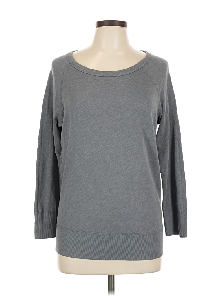 Pre-owned James Perse Pullover Sweater In Blue