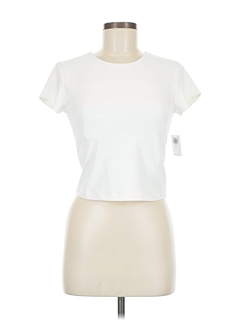 Active By Old Navy Short Sleeve T-shirt In White