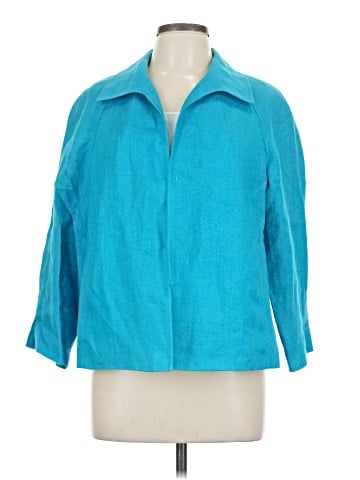 Talbots 3/4 Sleeve Button-Down Shirt (view 1)