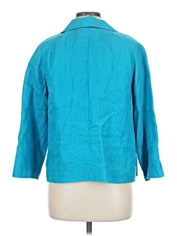 Talbots 3/4 Sleeve Button-Down Shirt (view 2)