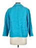 Talbots 100% Linen Teal 3/4 Sleeve Button-Down Shirt Size L - photo 2