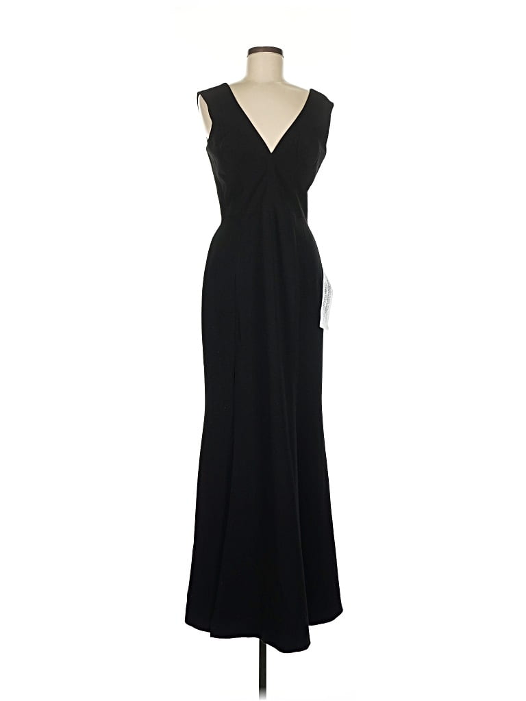 Pre-owned Dress The Population Cocktail Dress In Black