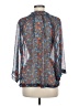 Patterson J. Kincaid 100% Polyester Blue 3/4 Sleeve Blouse Size M - photo 2