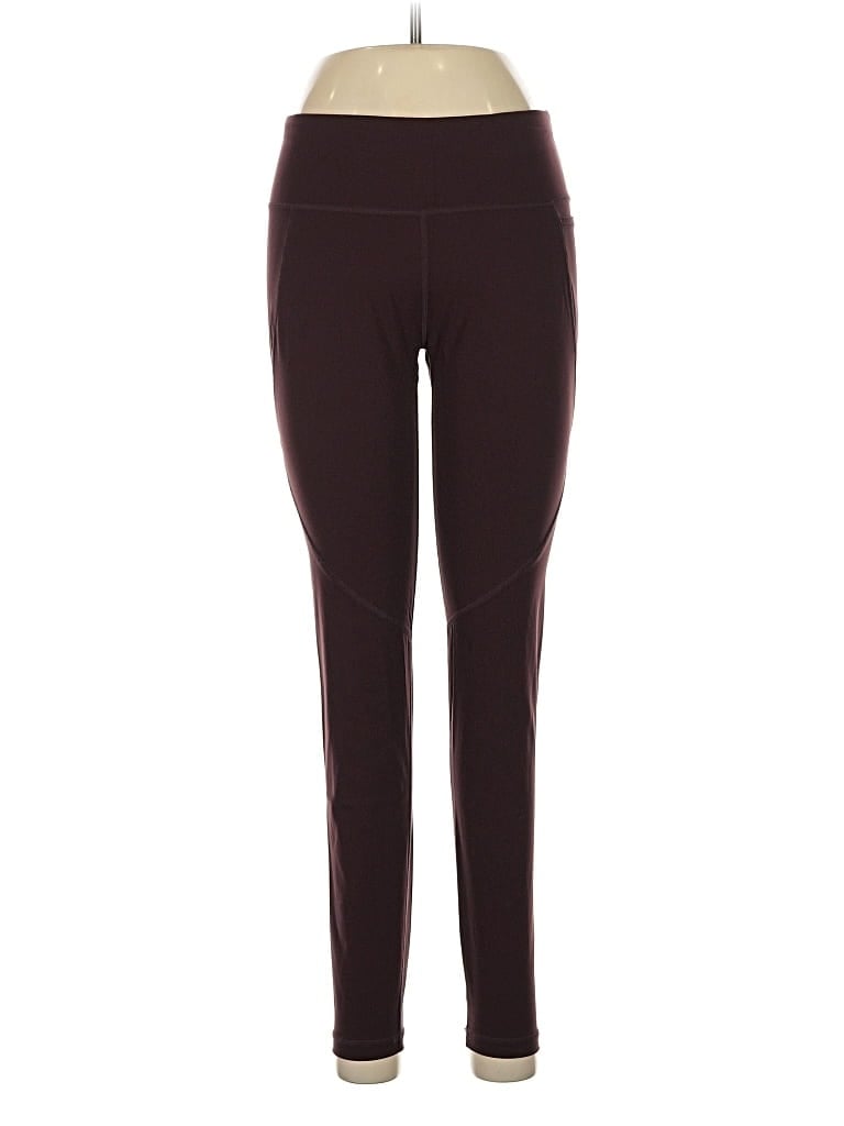 Pre-owned Sweaty Betty Active Pants In Burgundy