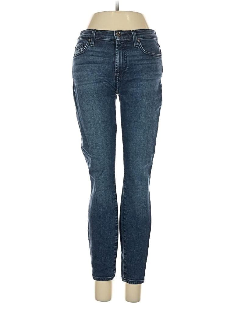 Pre-owned 7 For All Mankind Jeans In Blue