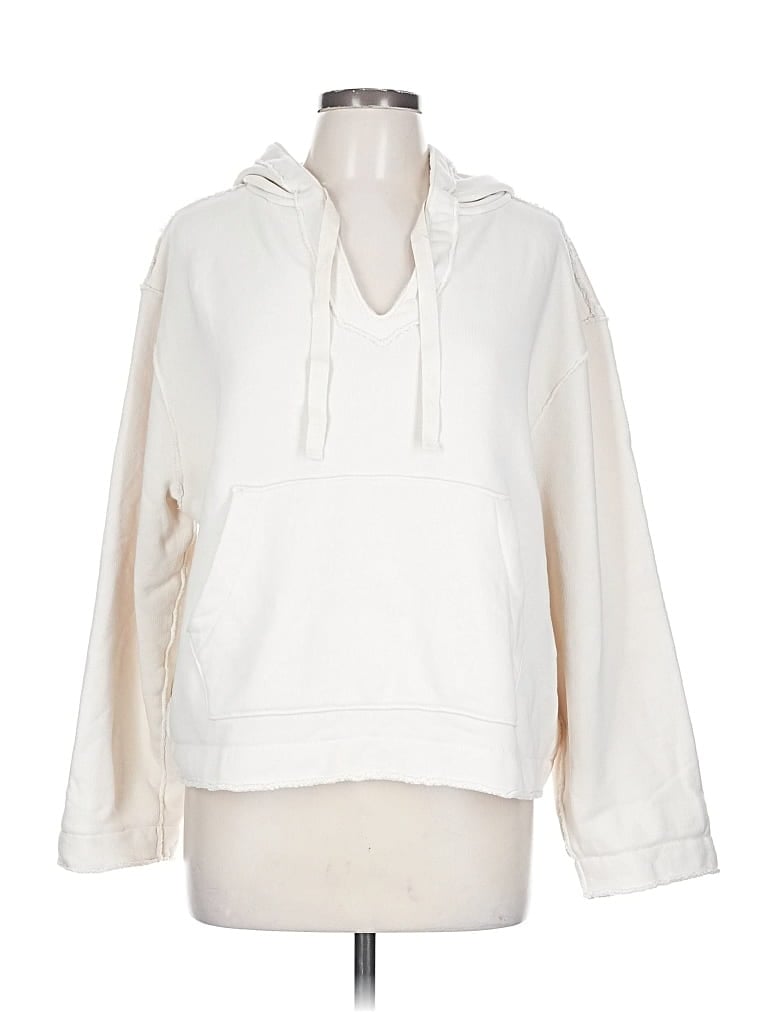 Pre-owned Rag & Bone Pullover Hoodie In White