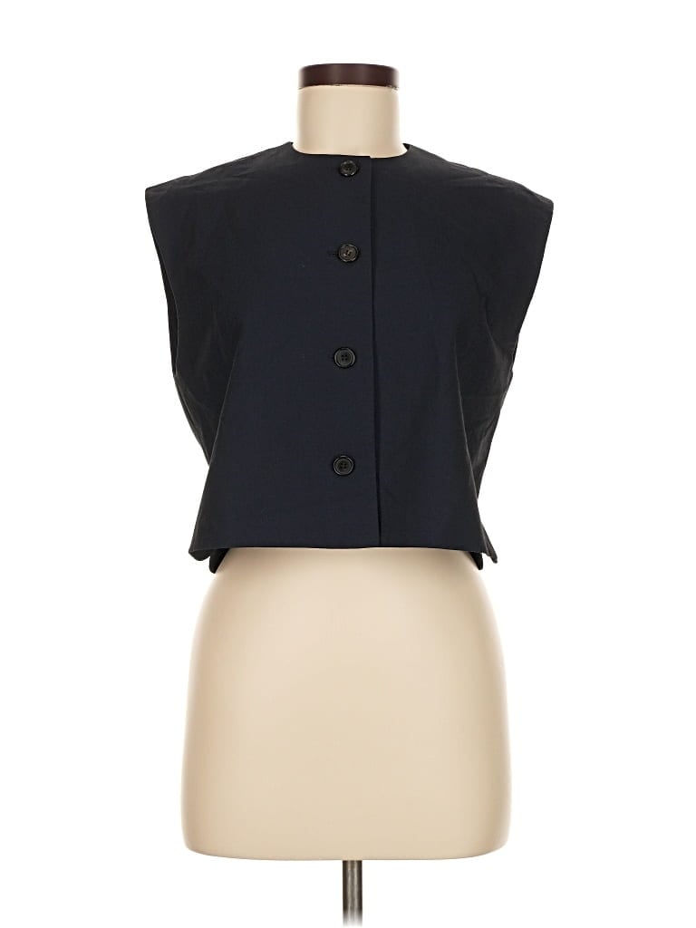 Pre-owned Zara Vest In Black