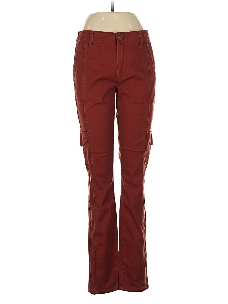 Pre-owned Cabi Cargo Pants In Burgundy
