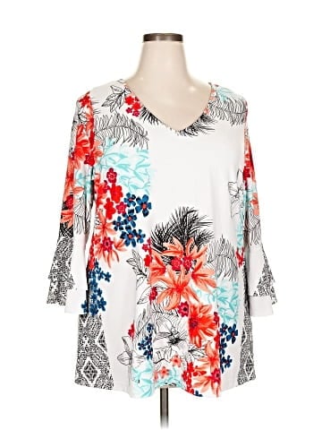 Leota 3/4 Sleeve Blouse (view 1)
