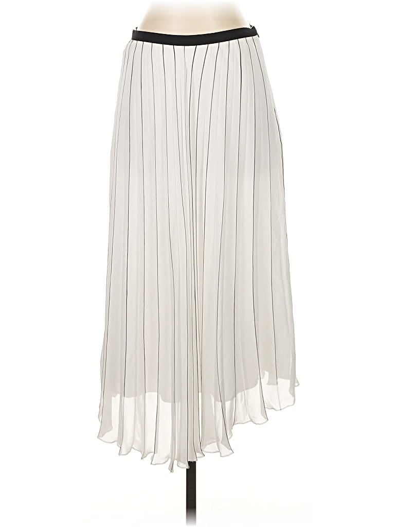 Pre-owned Mango Formal Skirt In White