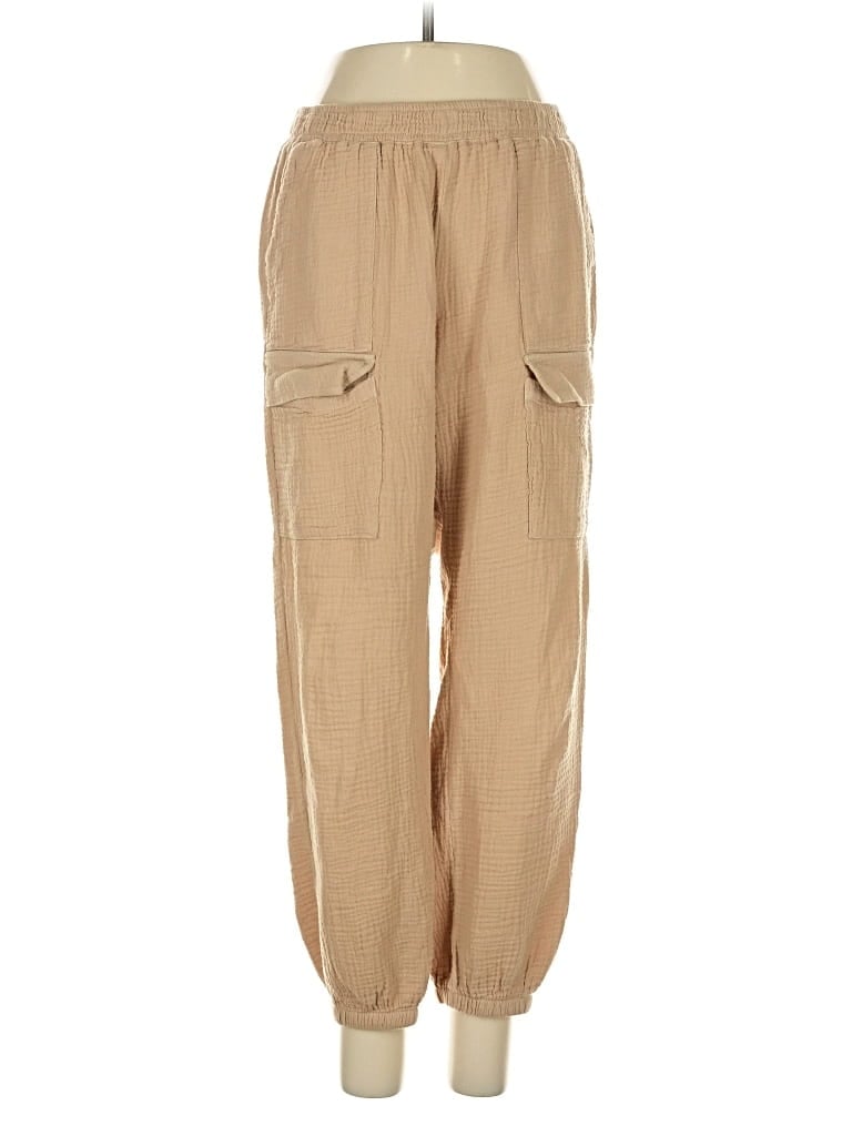 Pre-owned Monrow Cargo Pants In Brown