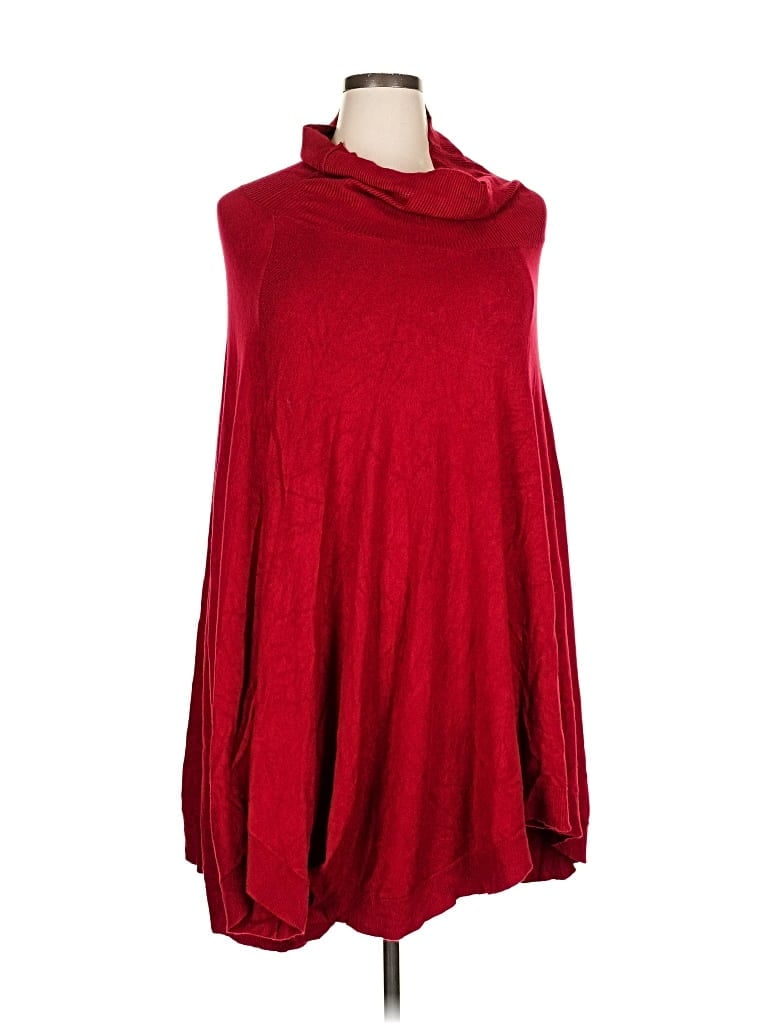 Pre-owned Ellos Turtleneck Sweater In Red