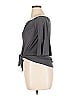 Willow Gray 3/4 Sleeve Blouse Size M - photo 5