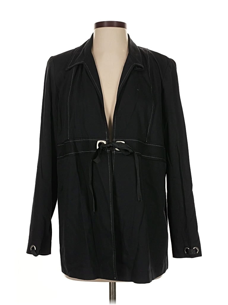 Pre-owned Assorted Brands Coat In Blue