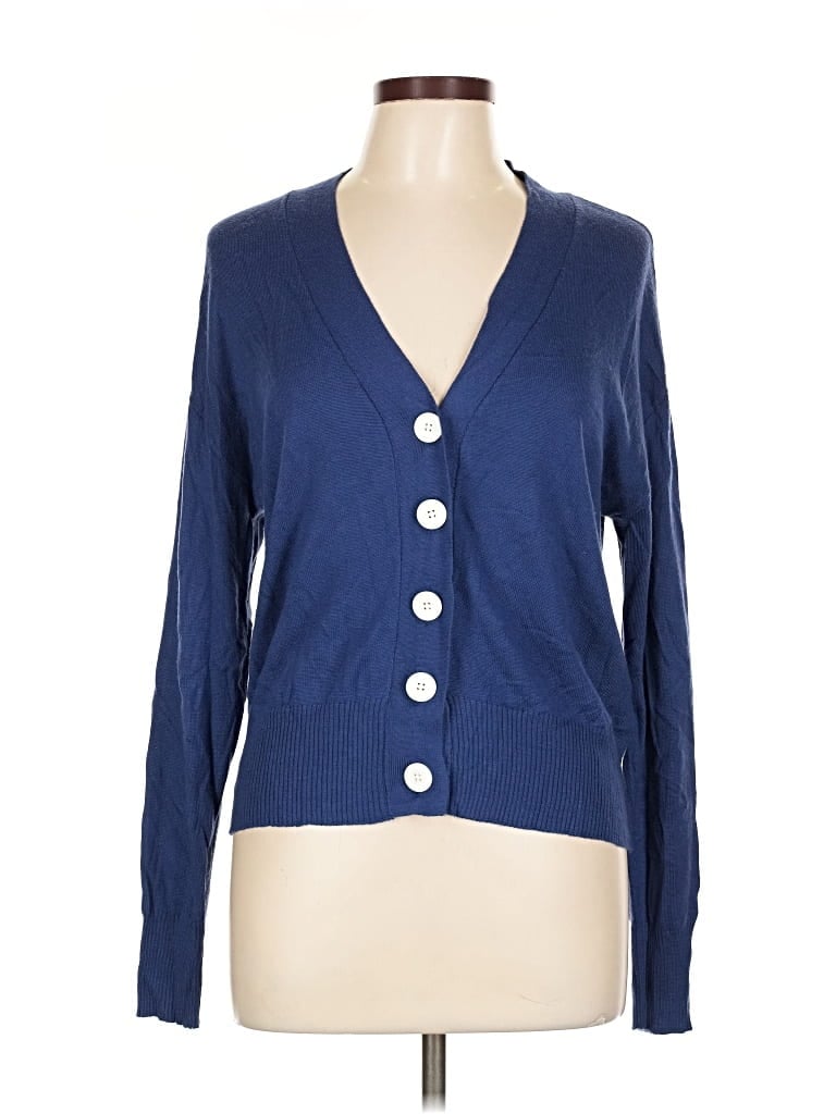 Pre-owned Style & Co Cardigan Sweater In Blue