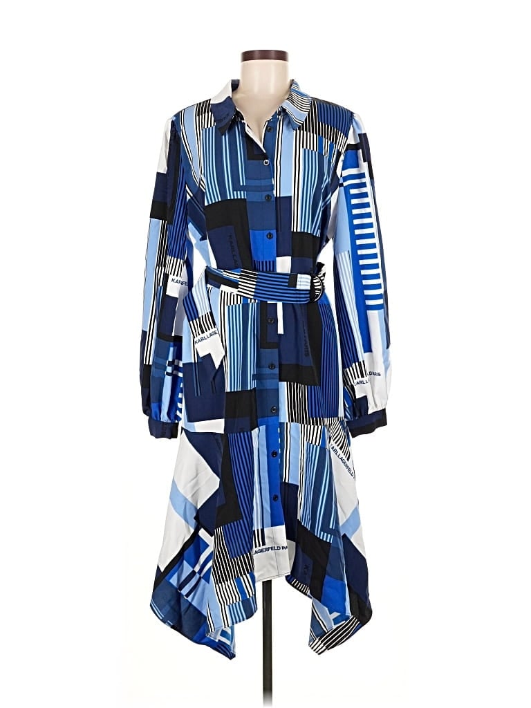 Pre-owned Unbranded Casual Dress In Blue