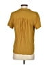 J.Crew 100% Viscose Gold Short Sleeve Blouse Size XS - photo 2