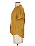 J.Crew 100% Viscose Gold Short Sleeve Blouse Size XS - photo 5