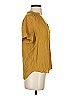J.Crew 100% Viscose Gold Short Sleeve Blouse Size XS - photo 4