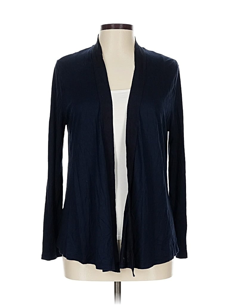 Pre-owned Ann Taylor Cardigan Sweater In Blue