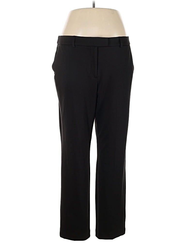 Pre-owned Simply Vera Vera Wang Dress Pants In Black