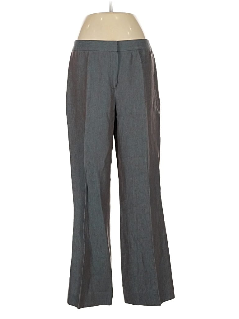 Pre-owned Lafayette 148 Dress Pants In Gray