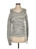 Lou & Grey Metallic Silver Pullover Sweater Size S - photo 1