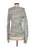Lou & Grey Metallic Silver Pullover Sweater Size S - photo 2